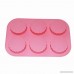 X-Haibei Round Mooncake Chocolate Muffin Cookies Jello Cake Soap Silicone Mold Pan - B017EJEBH2